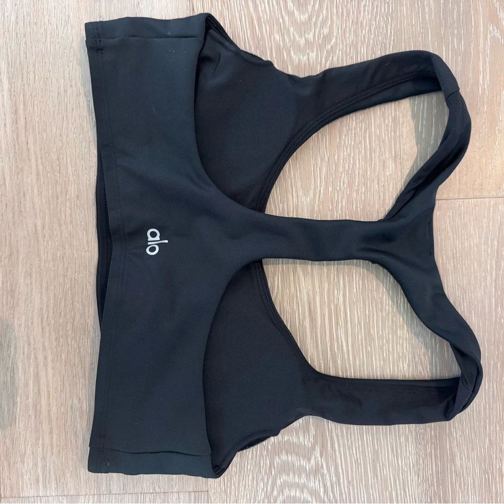 Alo Black Sports Bra - Picture 2 of 3